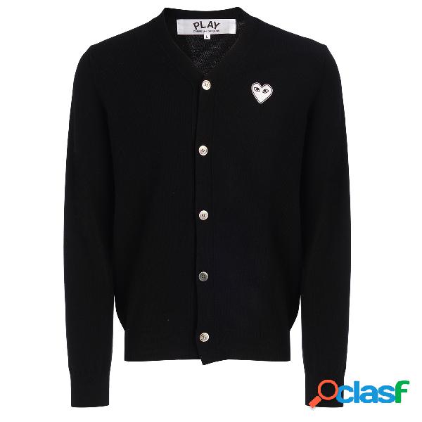 Cardigan Comme Des Garçons PLAY nero