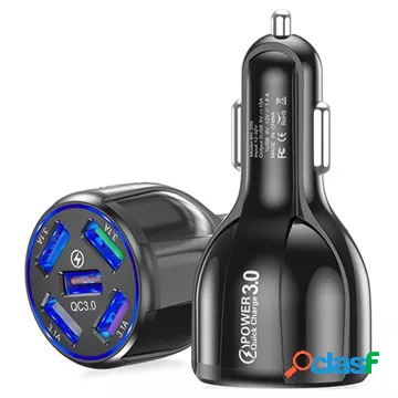 Caricabatteria da auto rapido universale 5xUSB - QC3.0 -