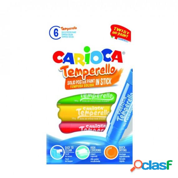 Carioca temperello - colori assortiti - Carioca - astuccio 6