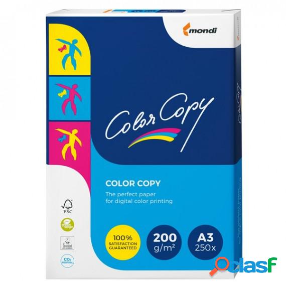 Carta Color Copy - A3 - 200 gr - bianco - Mondi - conf. 250