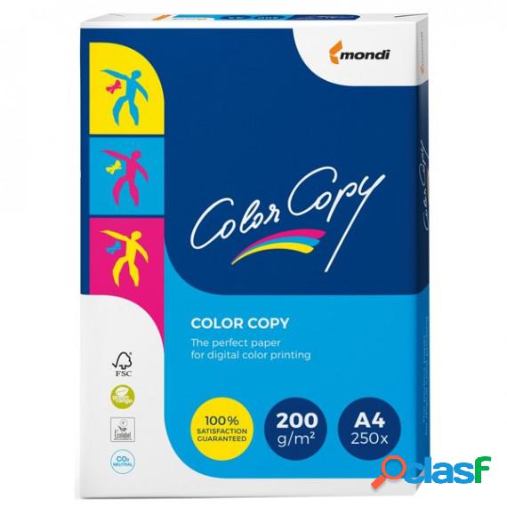 Carta Color Copy - A4 - 200 gr - bianco - Mondi - conf. 250