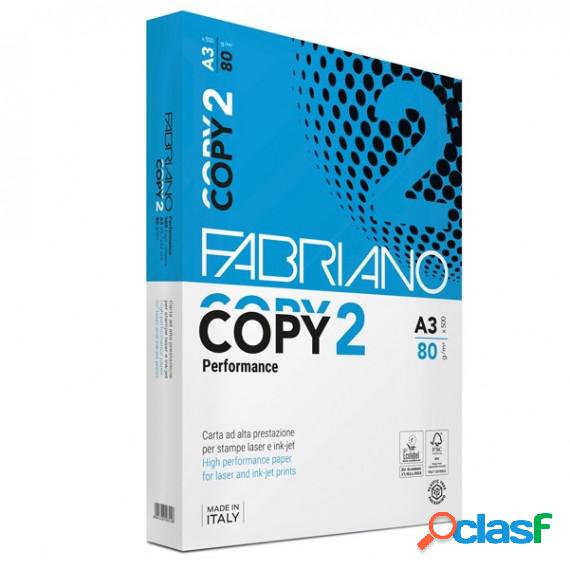Carta Copy 2 - A3 - 80 gr - bianco - Fabriano - conf. 500
