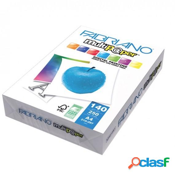 Carta Multipaper - A4 - 140 gr - bianco - Fabriano - conf.