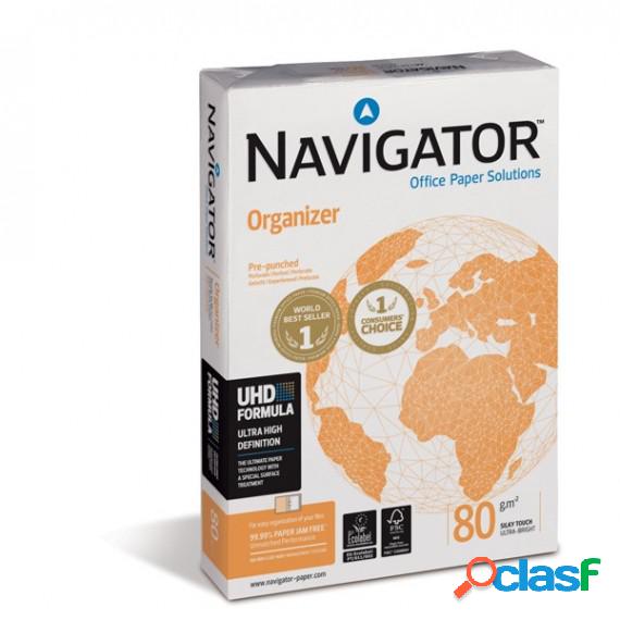 Carta Organizer - 2 fori - A4 - 80 gr - Navigator - conf.