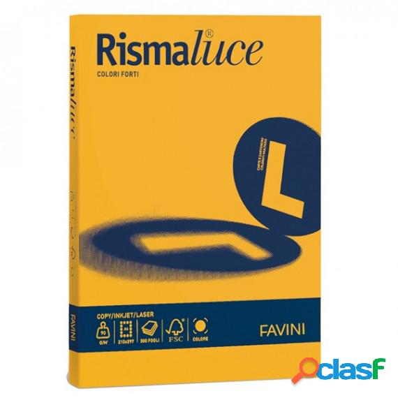 Carta Rismaluce - A4 - 140 gr - giallo oro 52 - Favini -