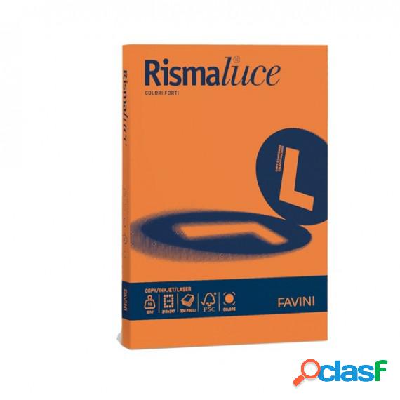 Carta Rismaluce - A4 - 200 gr - arancio 56 - Favini - conf.