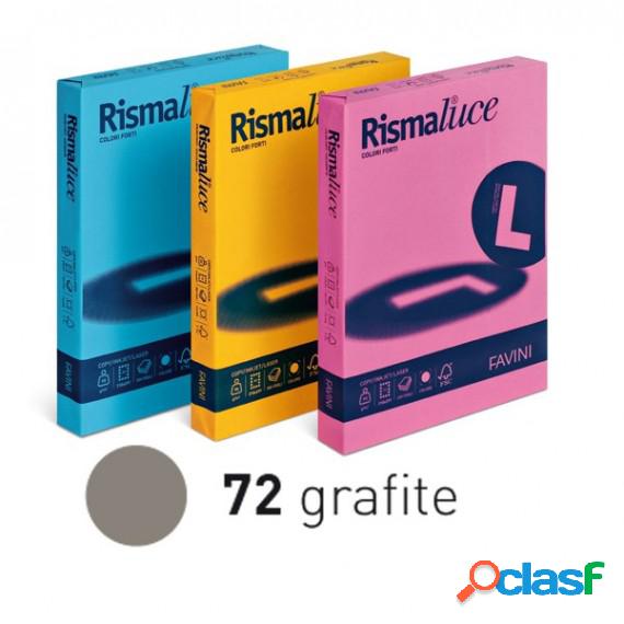 Carta Rismaluce - A4 - 200 gr - grafite 72 - Favini - conf.