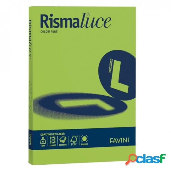 Carta Rismaluce - A4 - 200 gr - verde pistacchio 54 - Favini