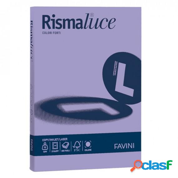 Carta Rismaluce - A4 - 200 gr - viola 49 - Favini - conf.