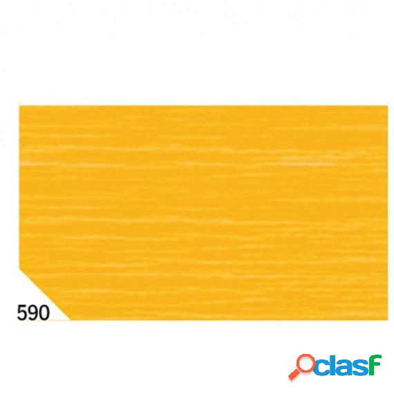 Carta crespa - 50 x 250 cm - 48 gr/m2 - arancio 590 - Rex