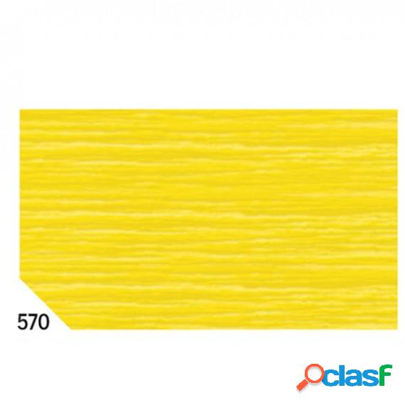 Carta crespa - 50 x 250 cm - 48 gr/m2 - giallo 570 - Rex