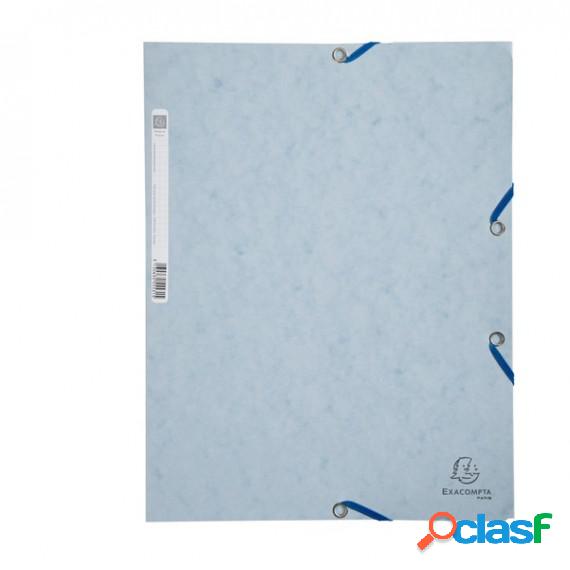 Cartellina con elastico - cartoncino lustrE - 3 lembi - 400