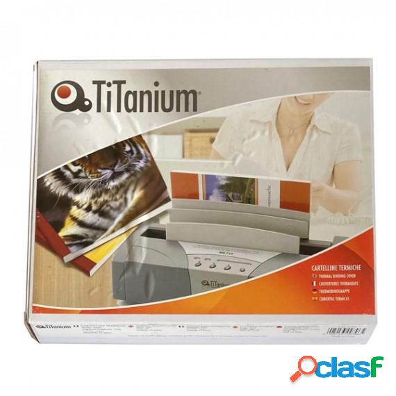 Cartelline termiche Grain - 6 mm - bianco - Titanium -