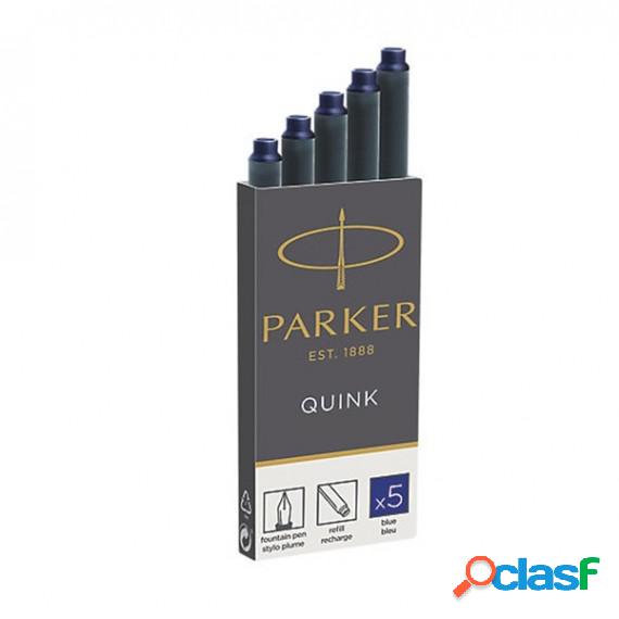 Cartucce standard inchiostro Quink - lunghezza 75 mm - blu -