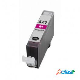 Cartuccia Cli-521 Magenta Compatibile Con Chip Per Canon