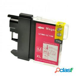 Cartuccia Lc980Xl Lc1100Xl Lc985Xl Magenta Compatibile Per