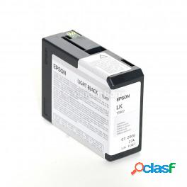 Cartuccia T5807Lk Light Black Compatibile Per Epson Stylus