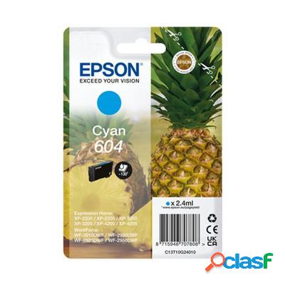 Cartuccia originale Epson C13T10G24010 604 Ananas CIANO