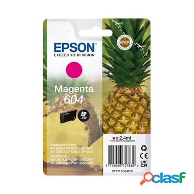 Cartuccia originale Epson C13T10G34010 604 Ananas MAGENTA