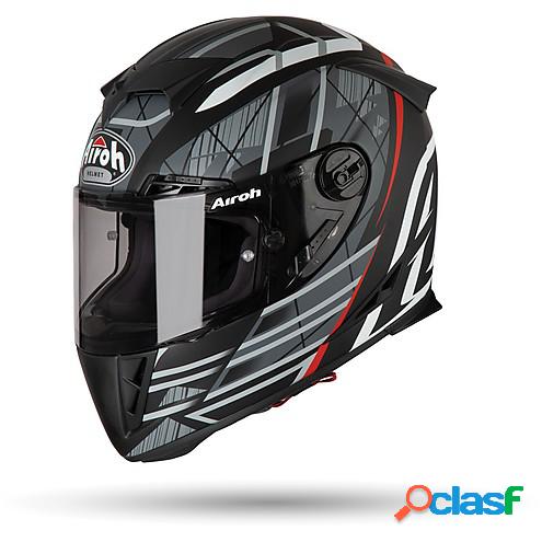 Casco Integrale Airoh Gp 500 Drift in fibra Nero Opaco