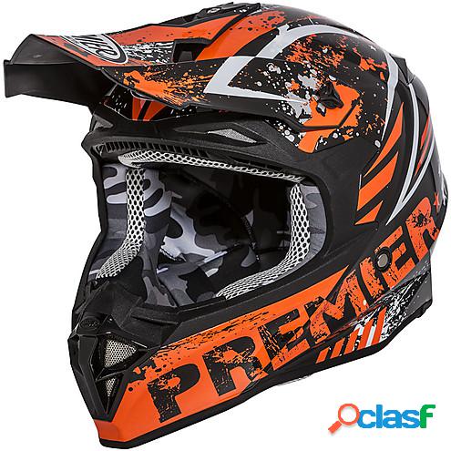 Casco cross Premier EXIGE ZX3 Nero Arancio