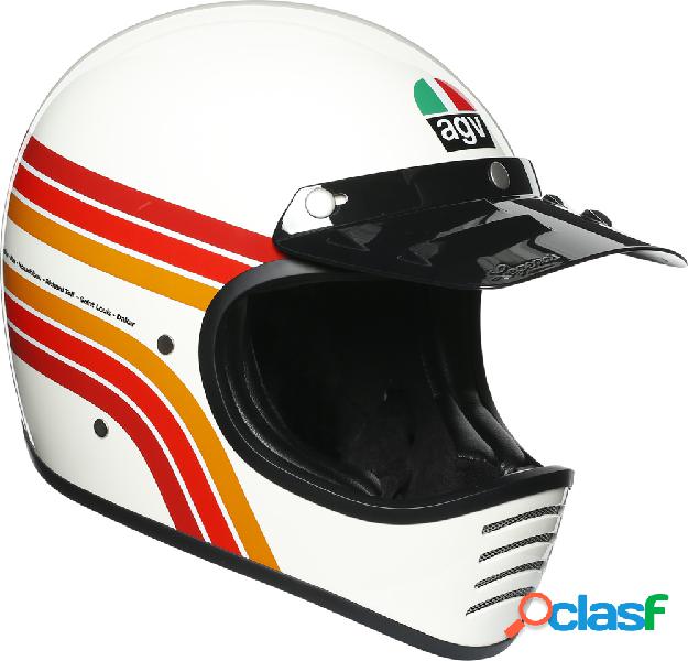 Casco integrale AGV X101 MULTI DAKAR 87 in fibra Bianco