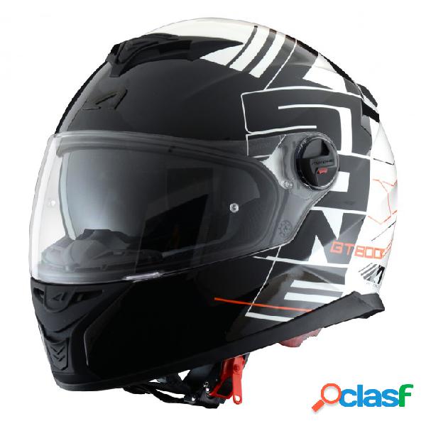 Casco integrale Astone Helmets GT800 Astro bianco nero