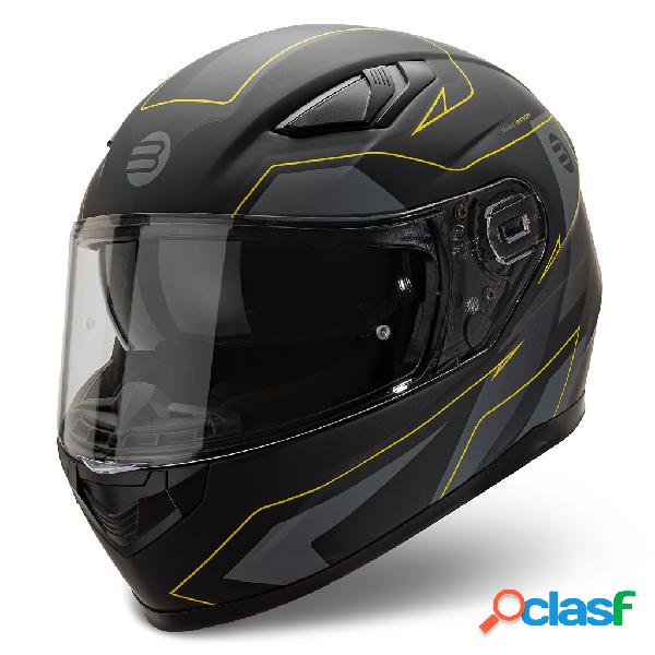 Casco integrale Befast Ventus Nero Giallo