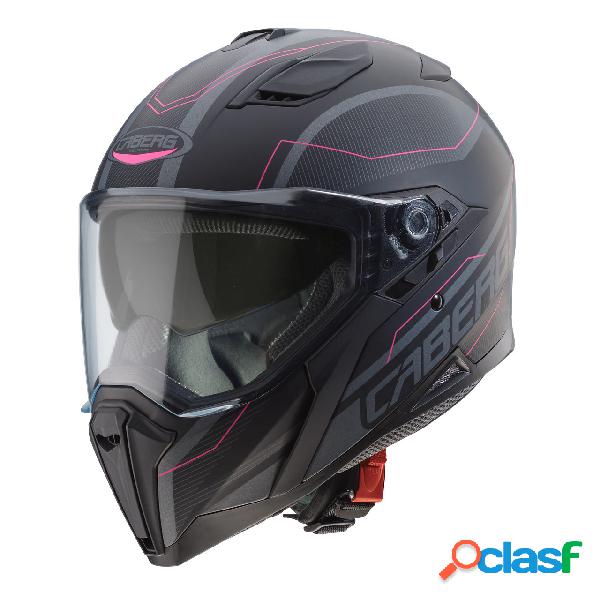 Casco integrale Caberg JACKAL SUPRA Nero Antracite Rosa