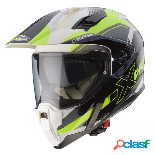 Casco integrale Caberg XTRACE SPARK Bianco Antracite Giallo