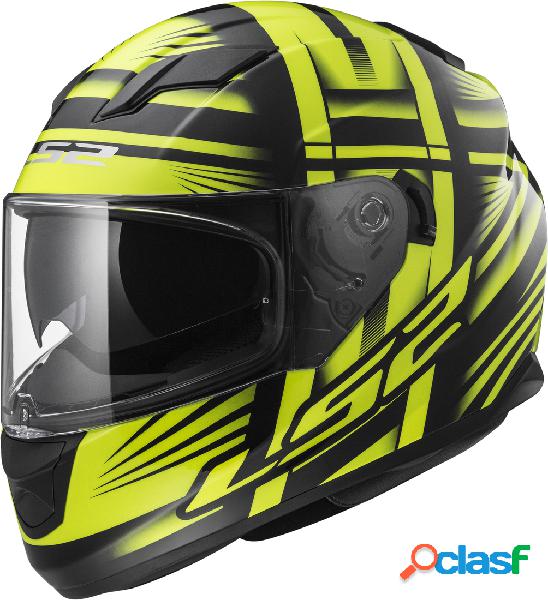 Casco integrale LS2 FF320 Stream Bang Nero Hi-Vision Giallo