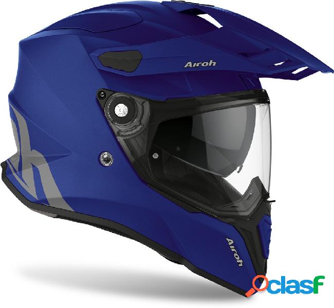 Casco integrale touring Airoh Commander Color in fibra Blu