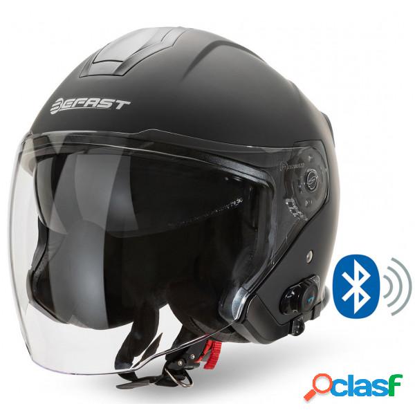 Casco jet Befast Jet Connect III con interfono integrato