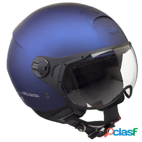 Casco jet CGM 107A FLORENCE visiera sagomata Blu opaco