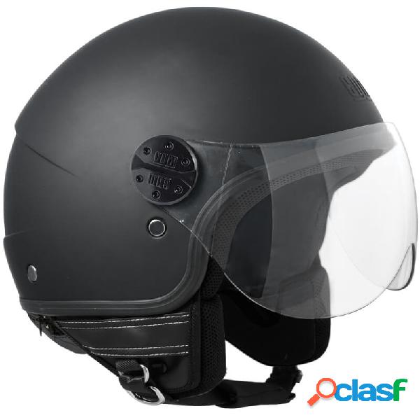 Casco jet CGM 109A FLORIDA visiera sagomata Nero opaco