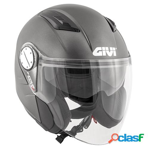 Casco jet Givi X.07 Confort-J Titanio Opaco