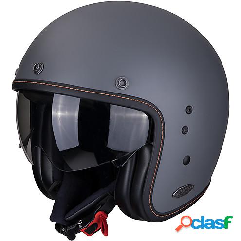 Casco jet Scorpion BELFAST UNI in fibra Grigio Cemento Opaco