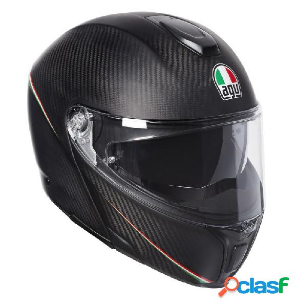 Casco modulare AGV Sportmodular Tricolore Multi in carbonio