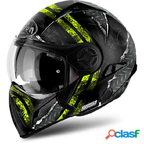 Casco modulare Airoh J 106 Crude giallo opaco