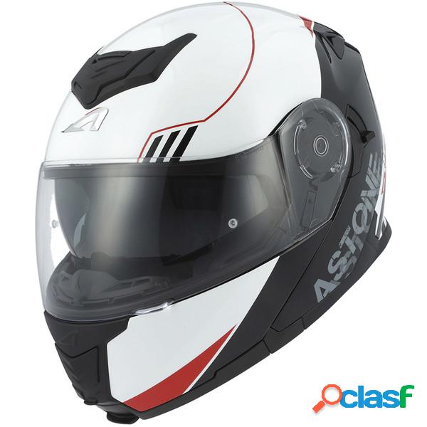 Casco modulare Astone Helmets RT 1200 Upline rosso bianco