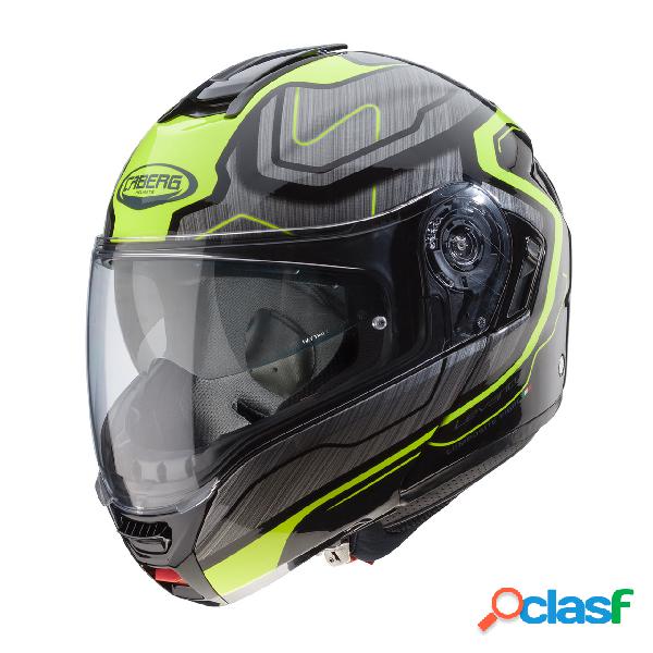 Casco modulare Caberg Levo Flow in fibra Nero Antracite