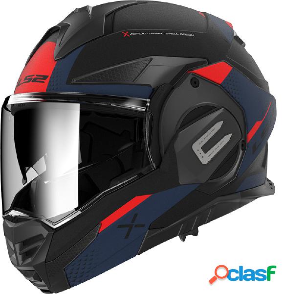 Casco modulare LS2 FF901 VALIANT X OBLIVION in fibra Nero