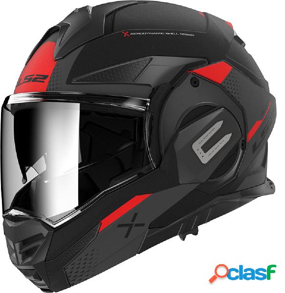 Casco modulare LS2 FF901 VALIANT X OBLIVION in fibra Nero