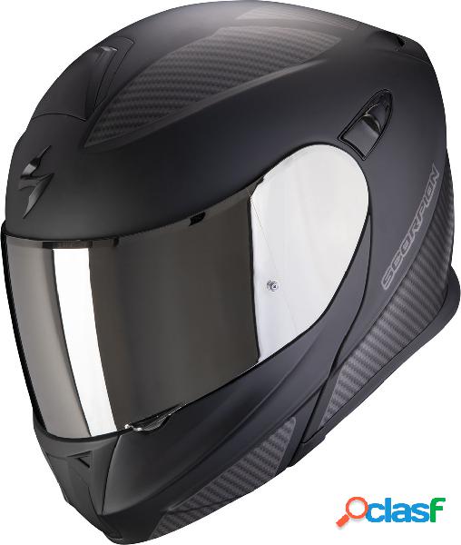 Casco modulare Scorpion EXO 920 FLUX Nero opaco Argento