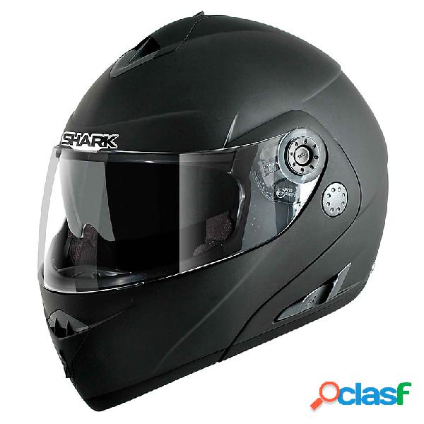 Casco modulare Shark OPENLINE doppia visiera Nero Opaco