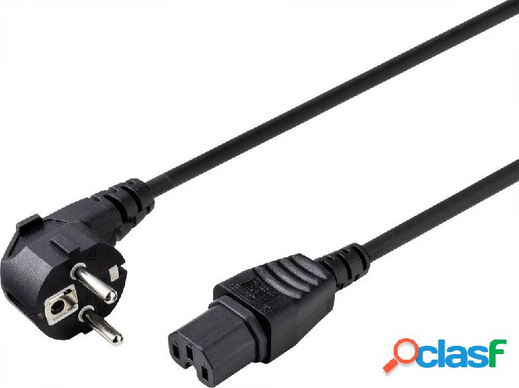 Cavo di rete per IEC Sygonix SY-5043444 Nero 2.00 m