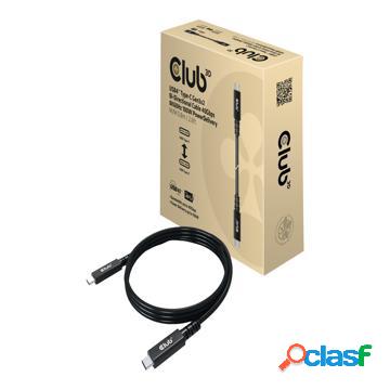 Club 3D USB4 Gen3x2 Cavo USB Type-C - 80cm - Nero