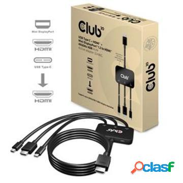 Club 3D Videointerfaceomformer Mini DisplayPort/HDMI/USB -