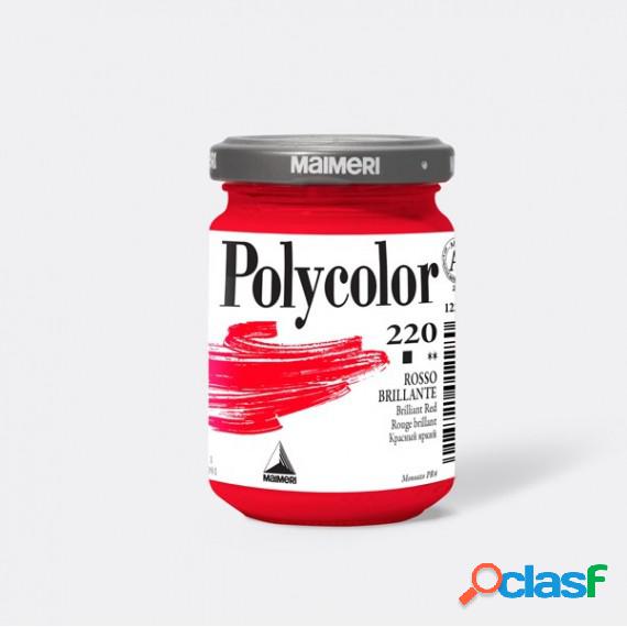 Colore vinilico Polycolor - 140 ml - rosso brillante -