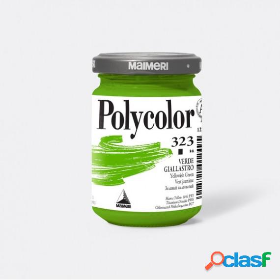 Colore vinilico Polycolor - 140 ml - verde giallastro -
